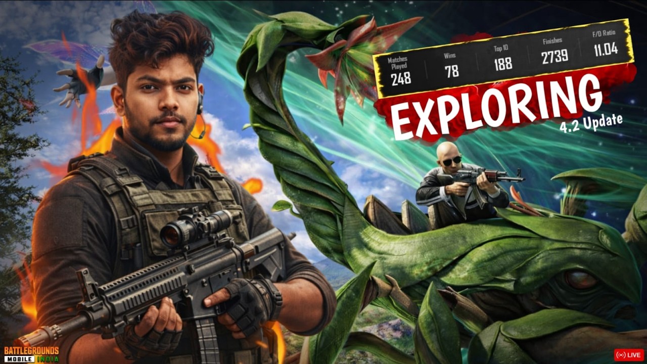 🔴 LIVE BGMI 😱 1v4 CLUTCH | Road to Conqueror 🏆 #shorts #bgmi #live #viral
