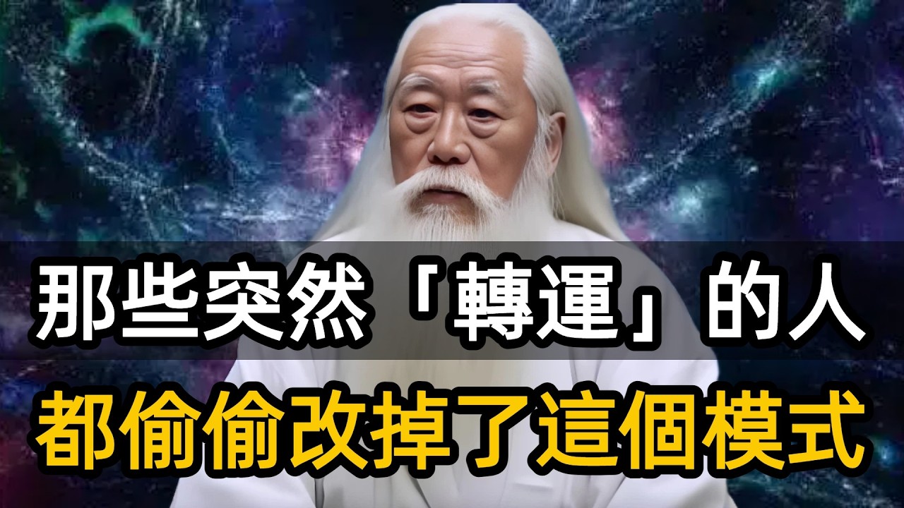 那些突然「轉運」的人，都偷偷改掉了這個模式，不是玄學，是高級的心智科學。#心能轉境