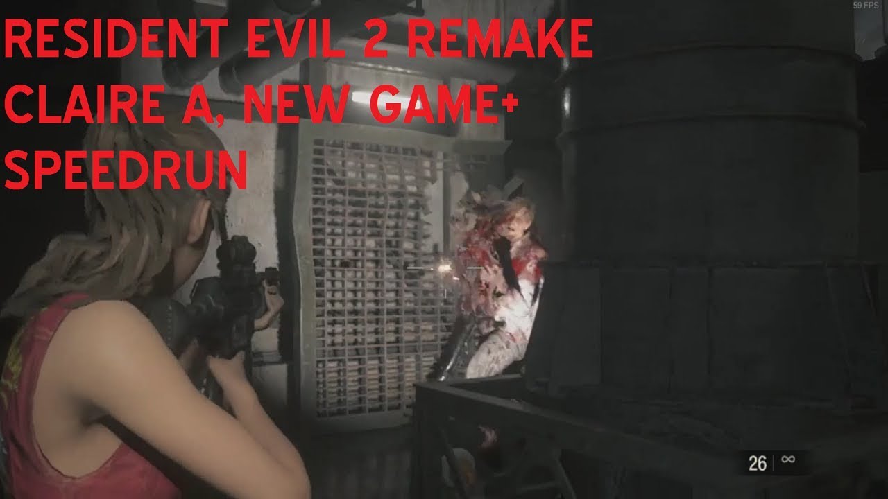 Resident Evil 2 Remake - Claire A (NG+) speedrun in 1hr06m53s