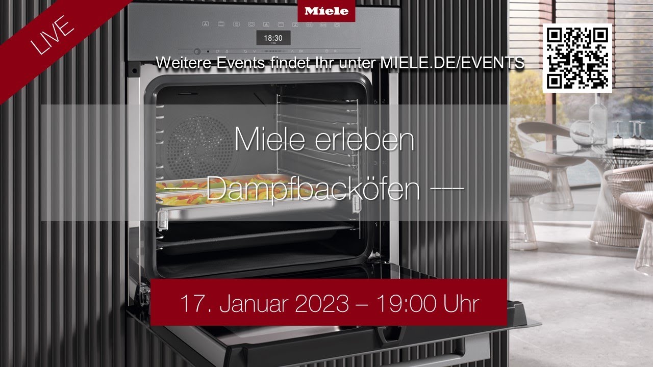 Miele erleben - Vegetarische Küche aus dem Dampfbackofen