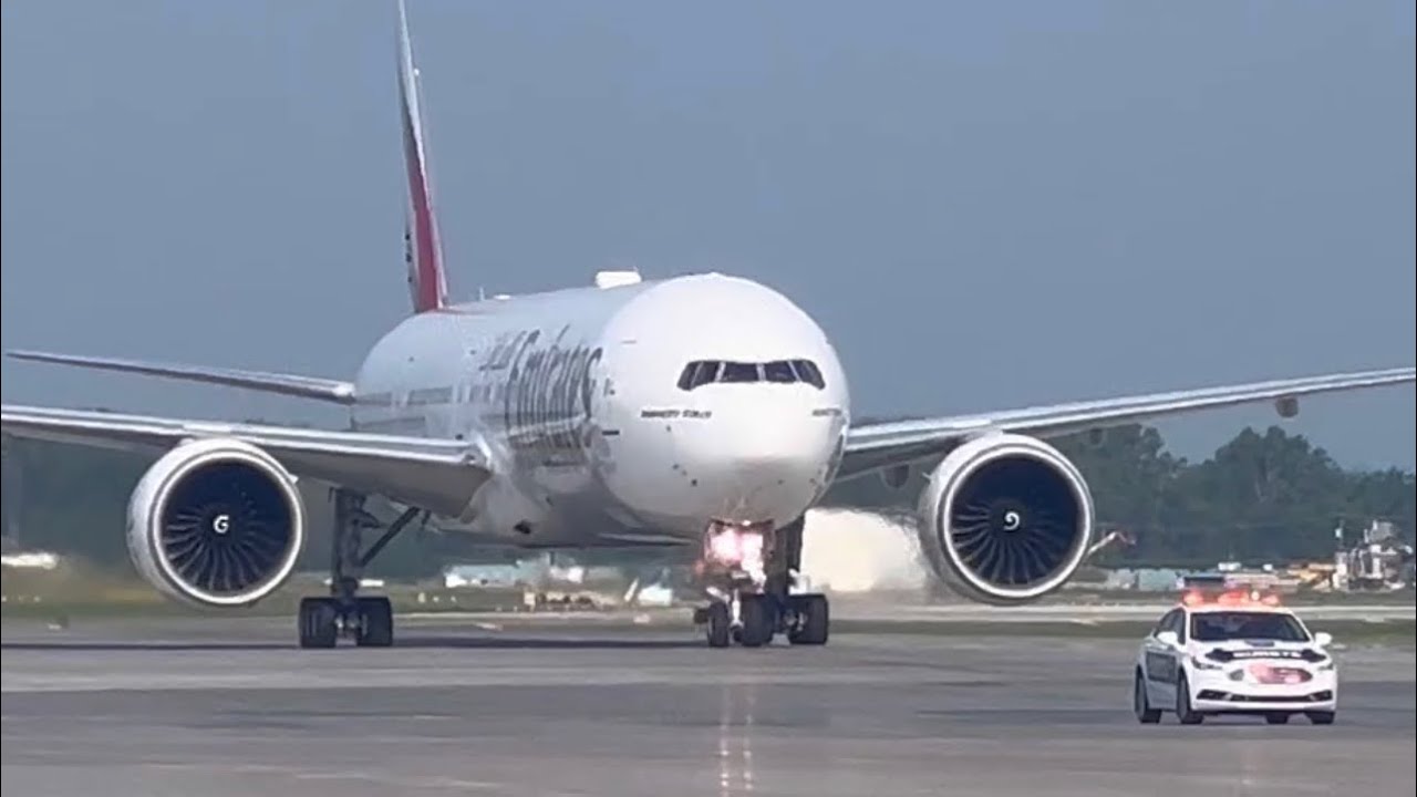 Emirates first flight to Montreal