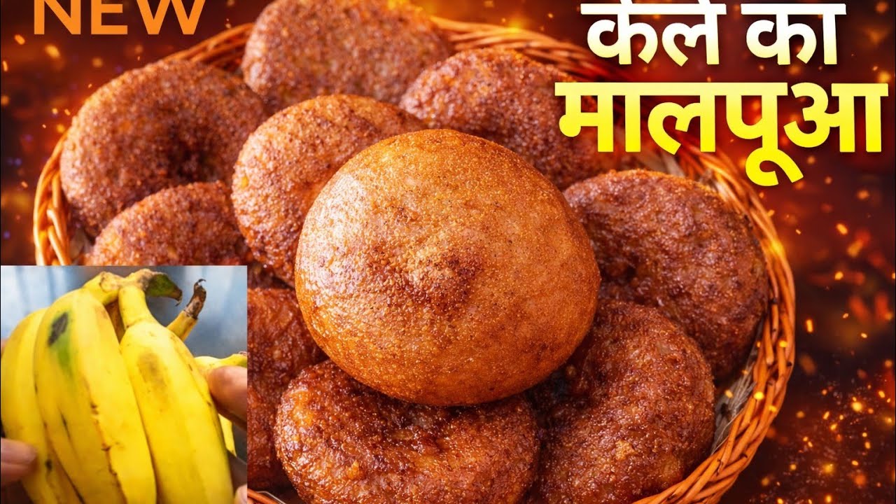 होली स्पेशल केला का मालपूआ /BIHAR KI RECIPE KELA MALPUA
