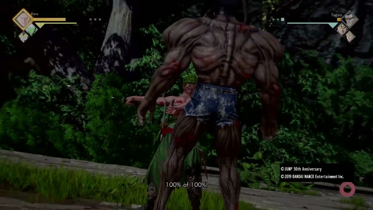 Zoro vs Toguro
