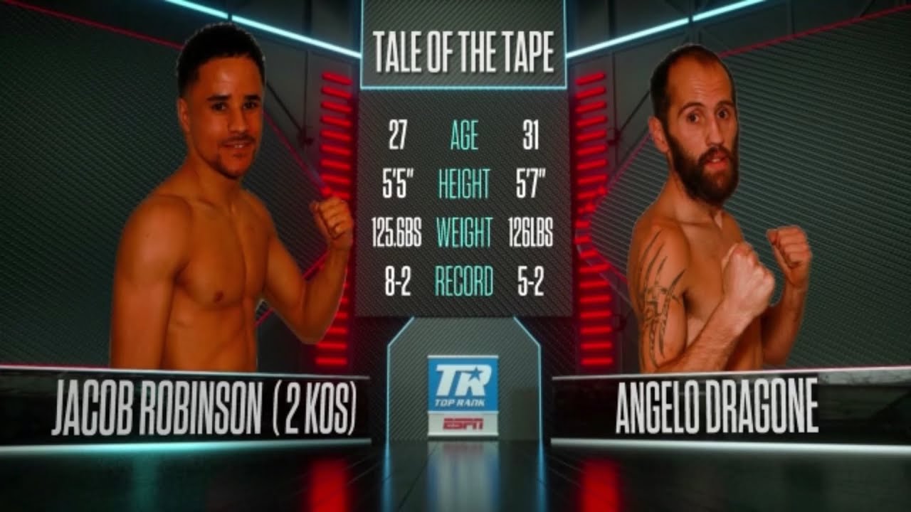 Jacob Robinson VS Angelo Dragone In WALES 11/26/21 | FULL FIGHT 🥊🥊