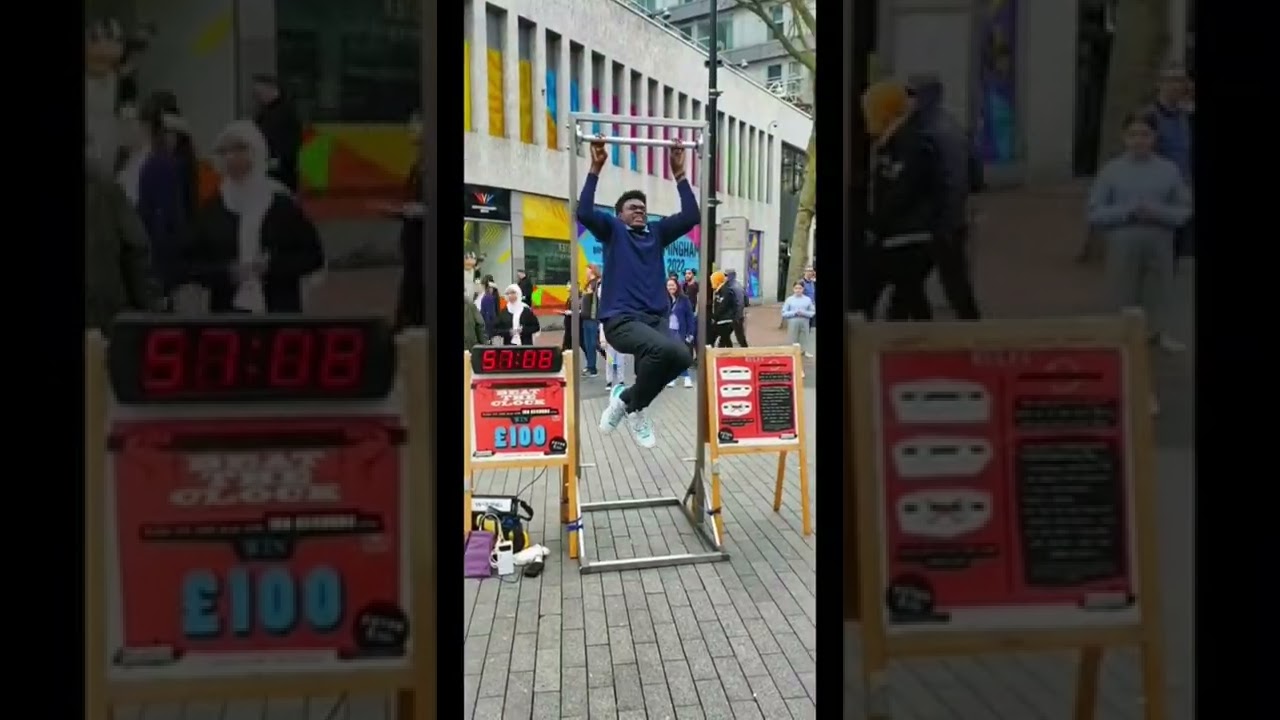 hang for 100 seconds bar