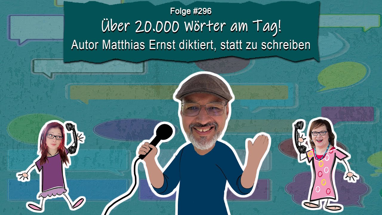 Über 20.000 Wörter am Tag! Autor Matthias Ernst diktiert, statt zu schreiben