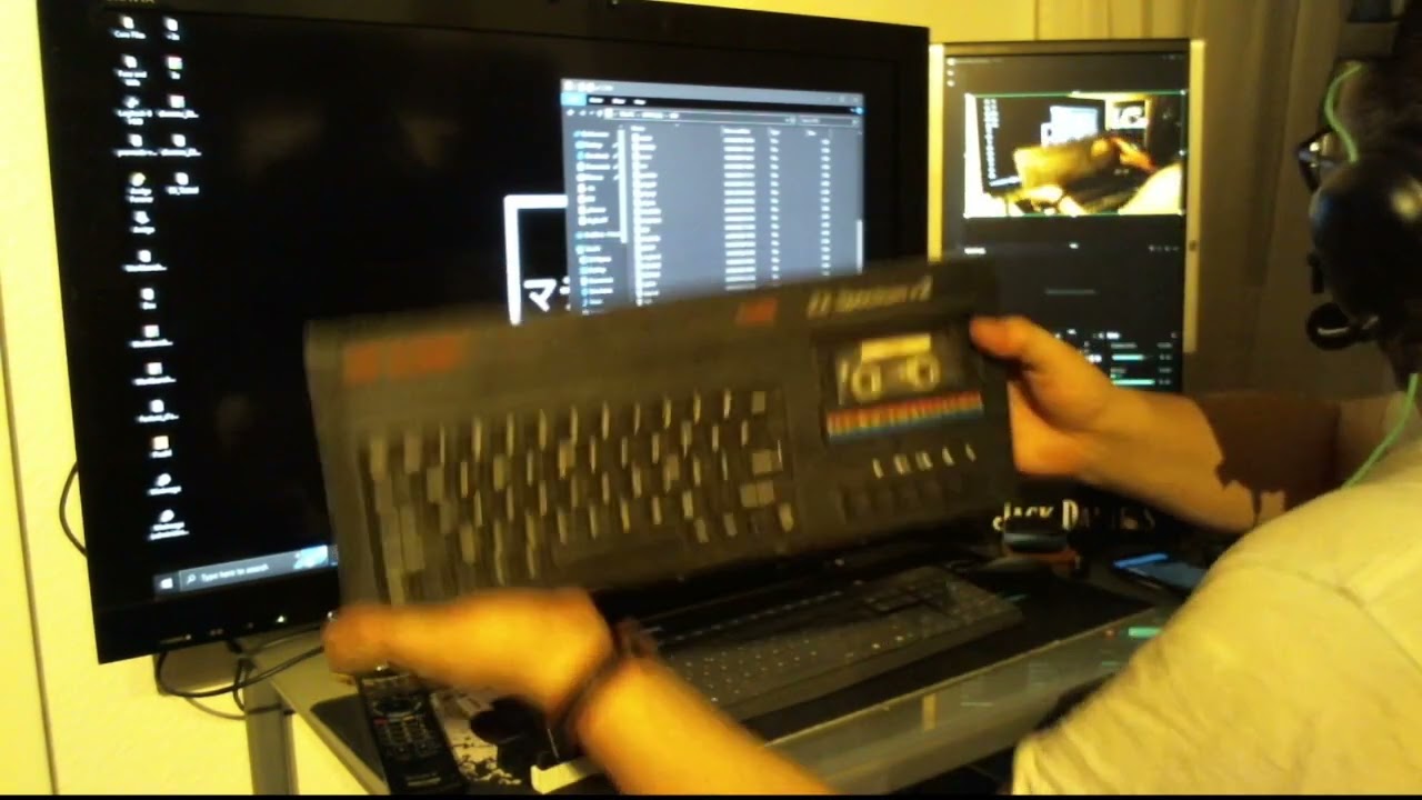 O meu ZX Spectrum +2A foi ao workbench3e