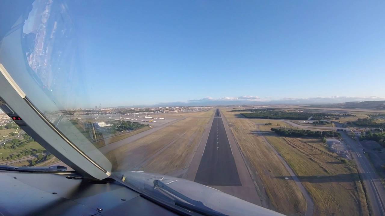 Airbus 340-600 Chicago Madrid (cockpit view)1080p HD