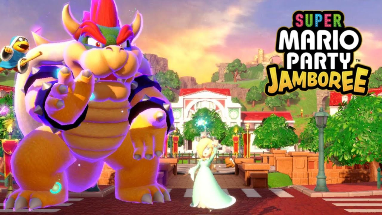 Super Mario Party Jamboree: Koopathlon (Easy - 3 Laps) | Rosalina Gameplay