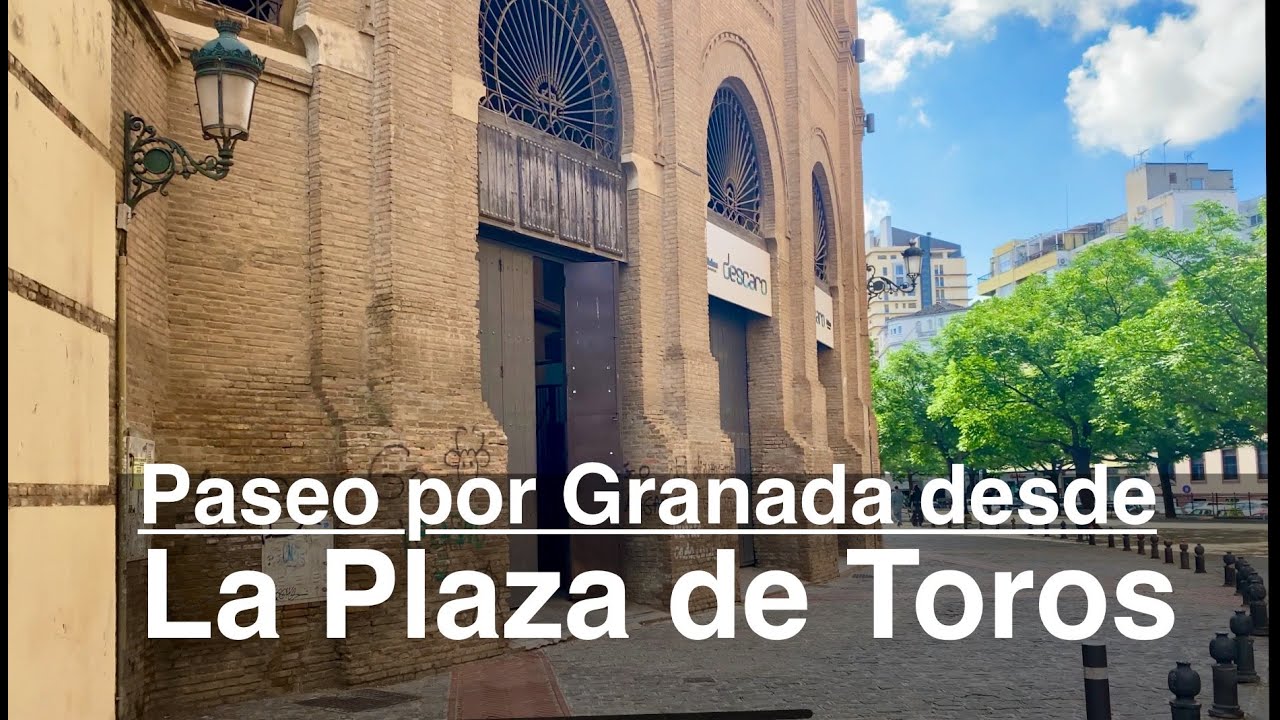🇪🇸 Paseo por el centro de Granada desde la Plaza de Toros🚶‍♂️