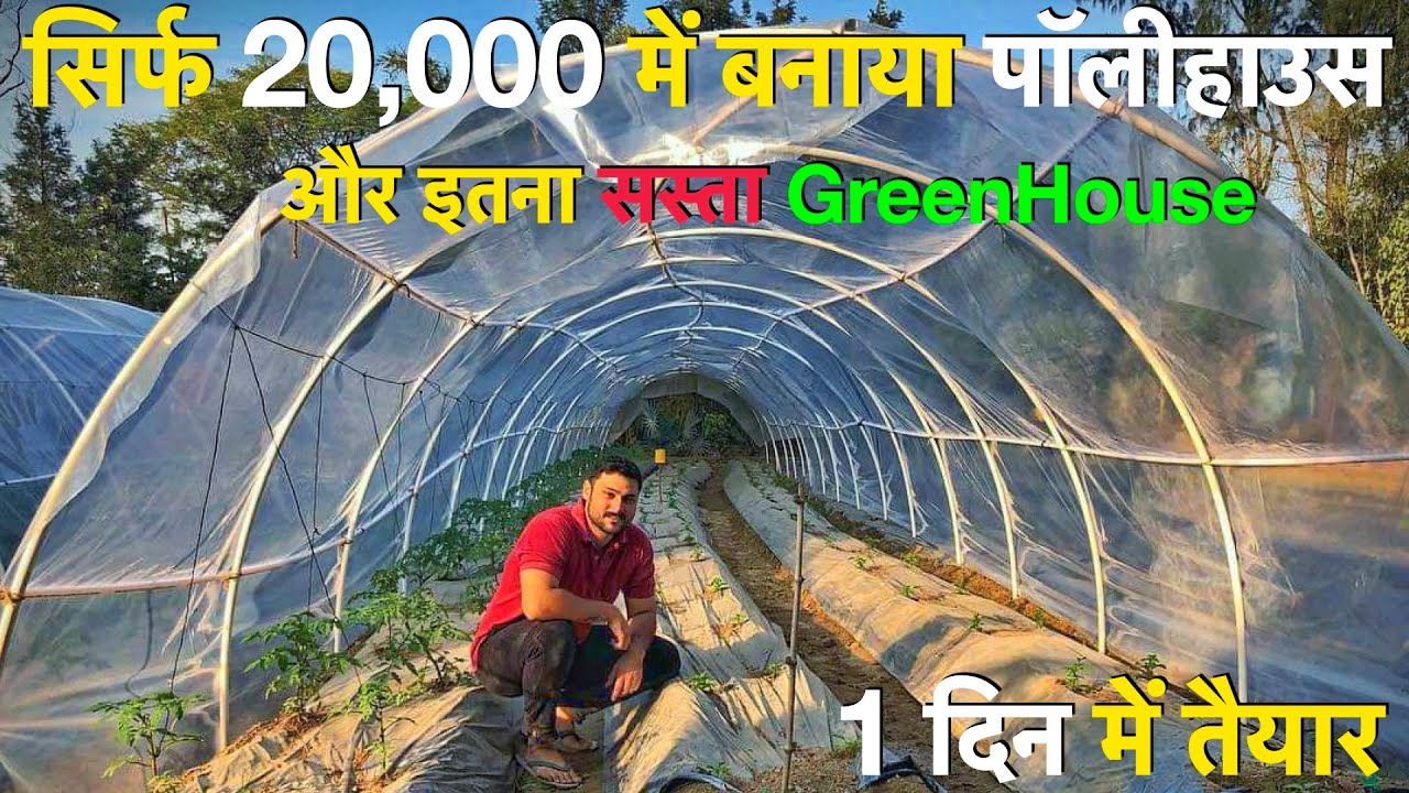 Poly house kaise banate hain | सस्ता पॉली हाउस कैसे बनाएं | low-cost Greenhouse