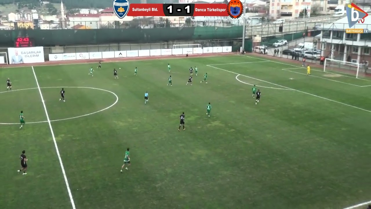 SULTANBEYLİ BELEDİYESPOR  -  DARICA TÜRKELİSPOR MAÇI GOLLER VE ÖZETİ