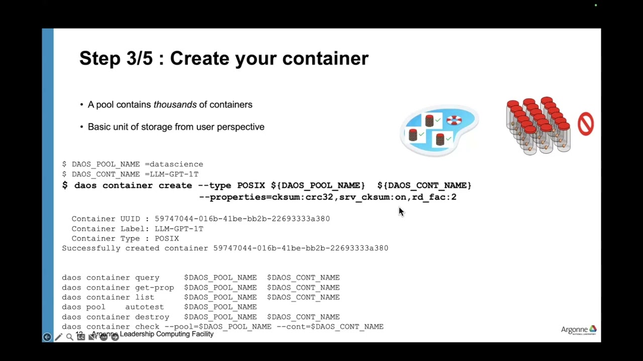 Overview of DAOS