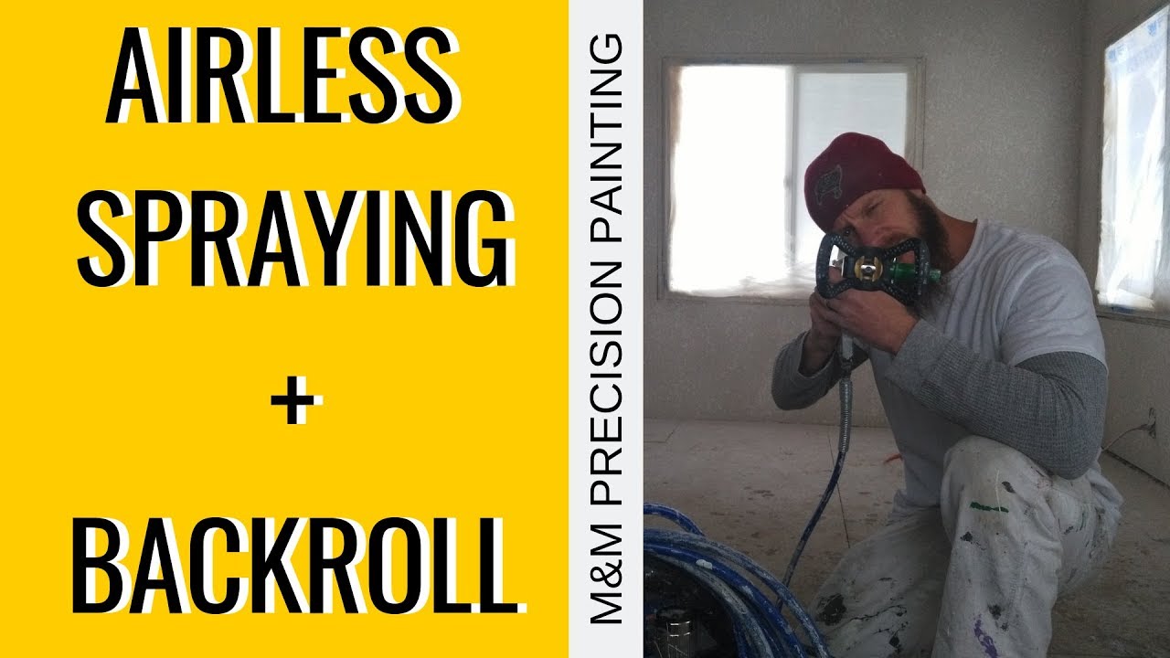 Airless Paint Sprayer Back Roll | Easiest Method!