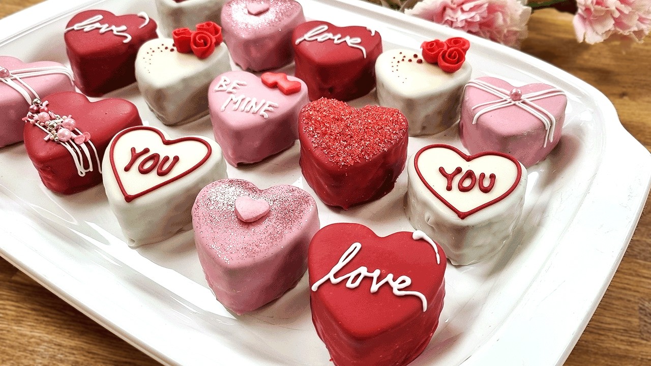 Простые торты на День святого Валентина💞Руководство по рецепту торта на День святого Валентина