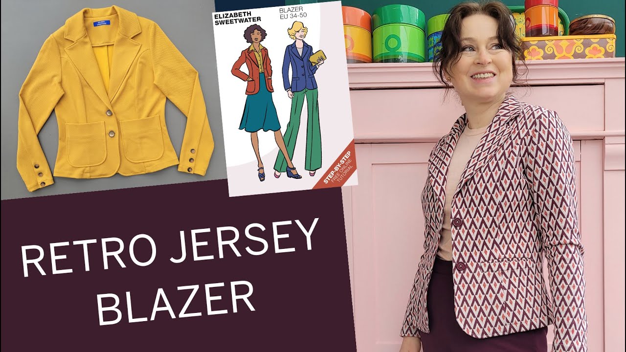 Retro Jersey Blazer