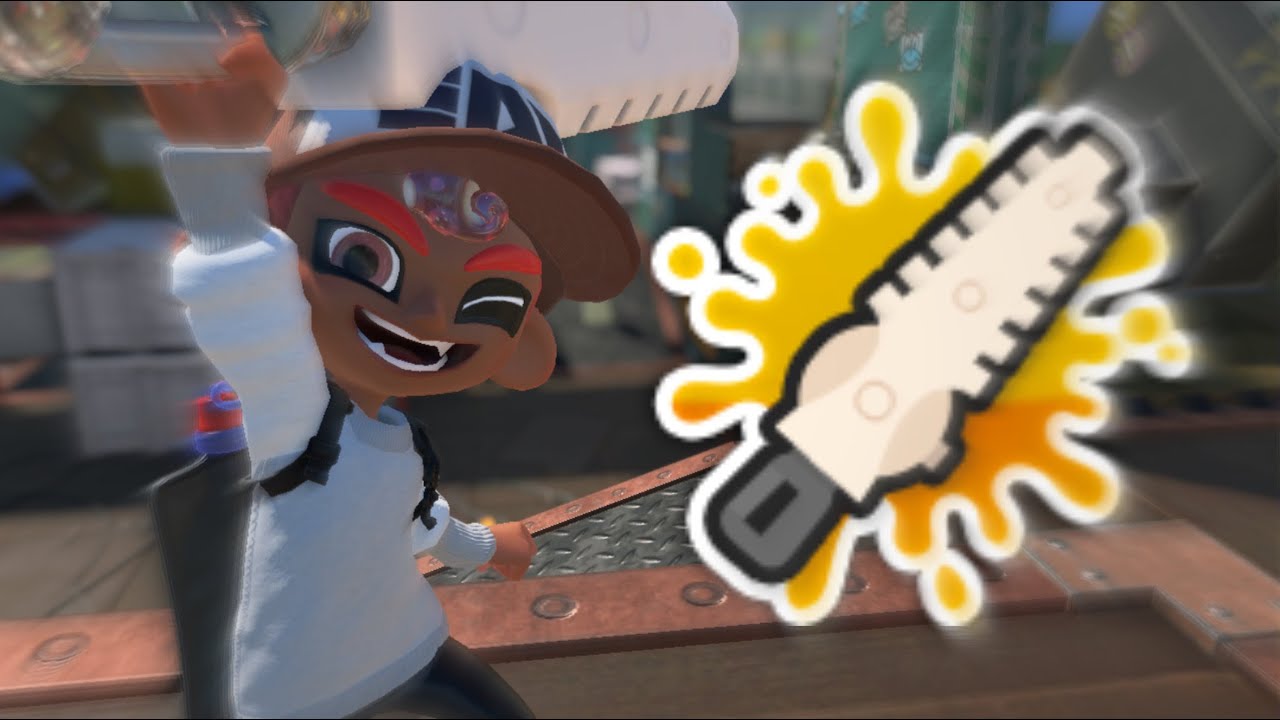 This is what the Splatana Stamper can do in Splatoon 3