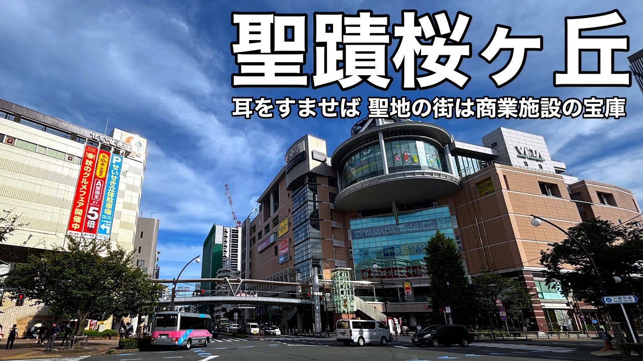 【聖蹟桜ヶ丘は都会】多摩を代表するジブリの街を歩く｜京王百貨店・VITA(旧OPA)・多摩川沿い 多摩市