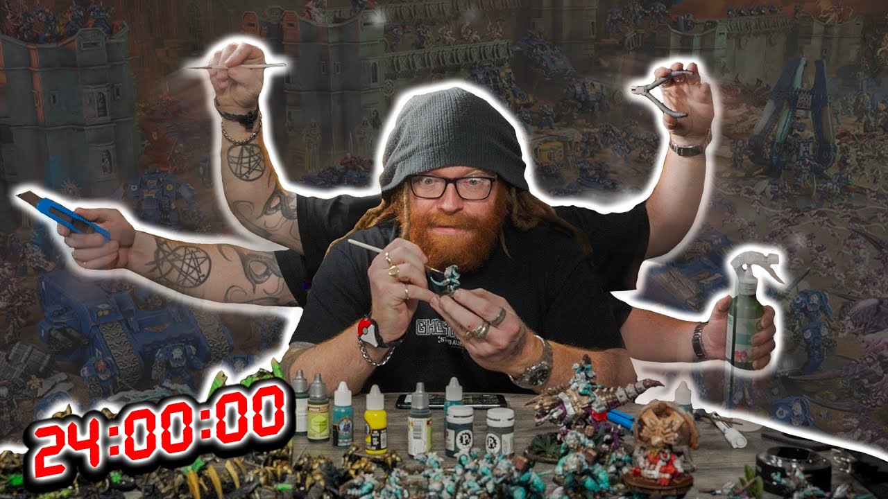 Painting TWO Miniature Armies in 24 HOURS