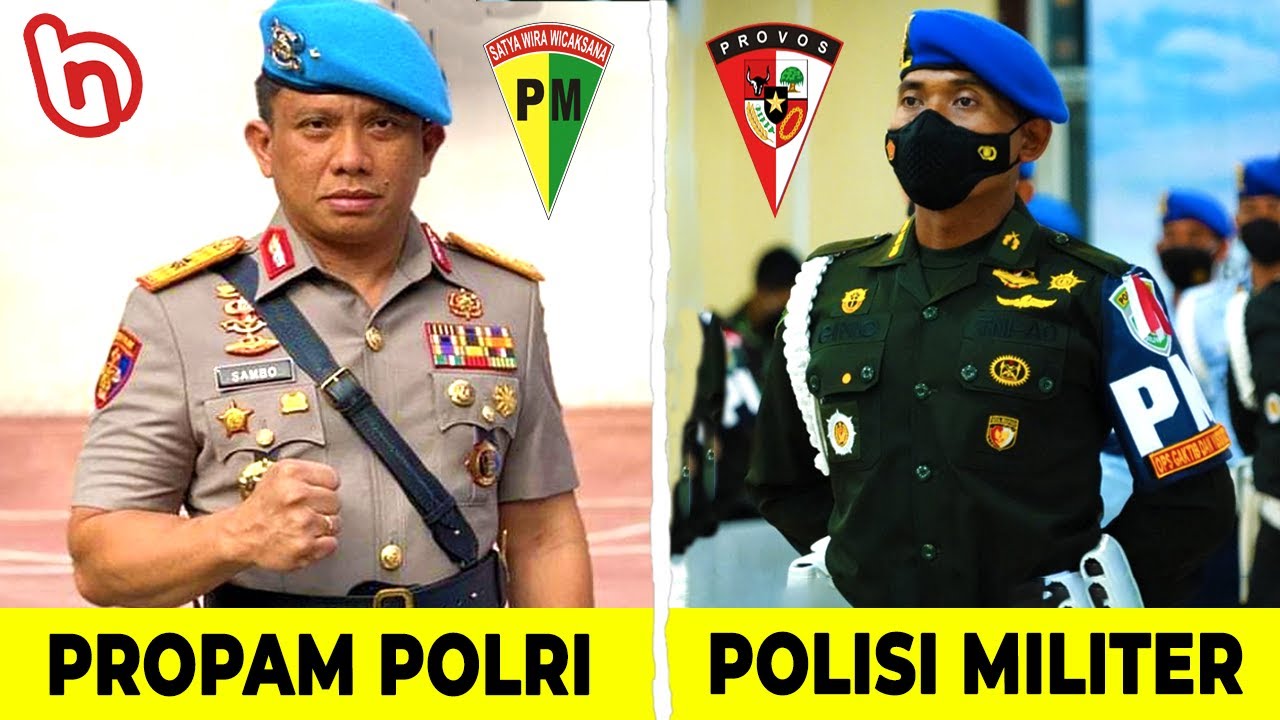 MANA LEBIH DISEGANI? Seperti Inilah Perbandingan Tugas & Fungsi PM vs Propam Indonesia