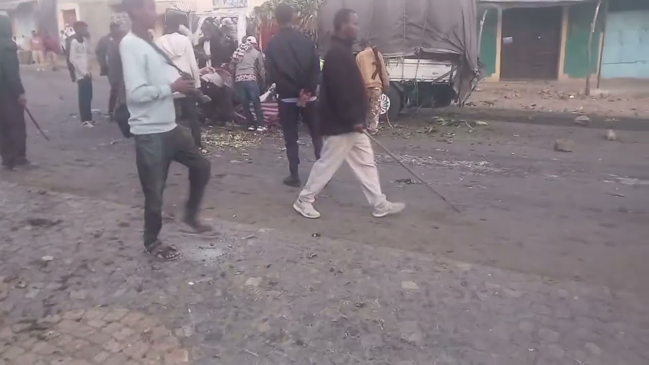 መጥቃዕቲ ድሮን ኣብ ከተማ እንትጮ 😭 ድሮን ጥቃት በ ትግራይ Ethiopian Government  Drone attack On Tigray 
