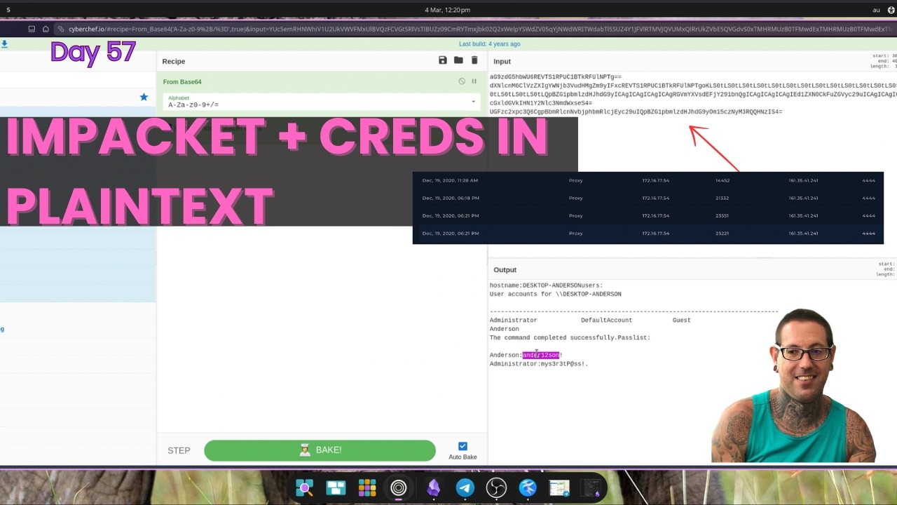 Day 57 of Becoming a SOC Analyst | Impacket WMI Abuse — Credentials Exfiltrated Over Port 4444
