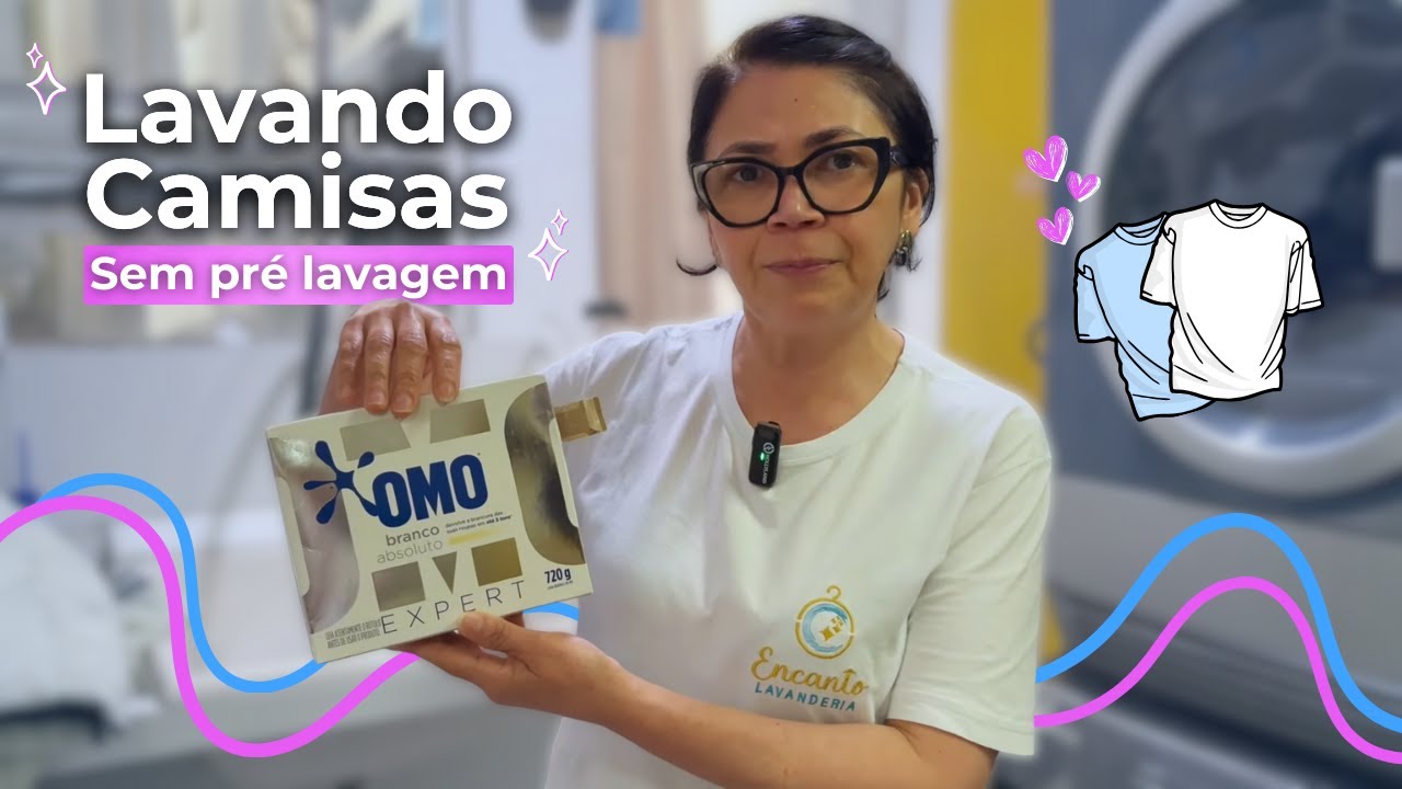 COMO LAVAR CAMISAS SEM PRÉ-LAVAGEM  | HOW TO WASH SHIRTS WITHOUT PRE-WASH