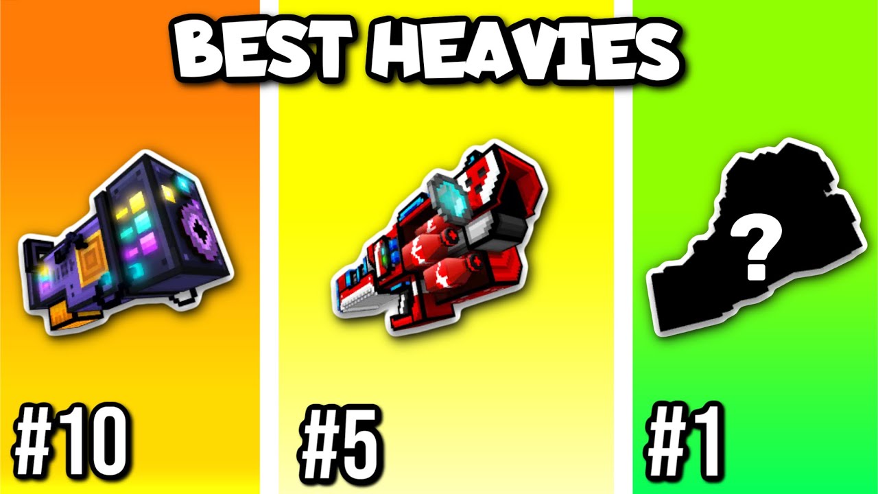 Top 20 HEAVY WEAPONS in Pixel Gun 3D! [Jan 2024]