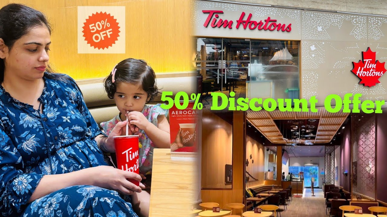 FLAT 50 % OFF at Tim Hortons ,Vegas Mall, Sector 14, Dwarka, Delhi || Tim Hortons Coffee Vegas Mall