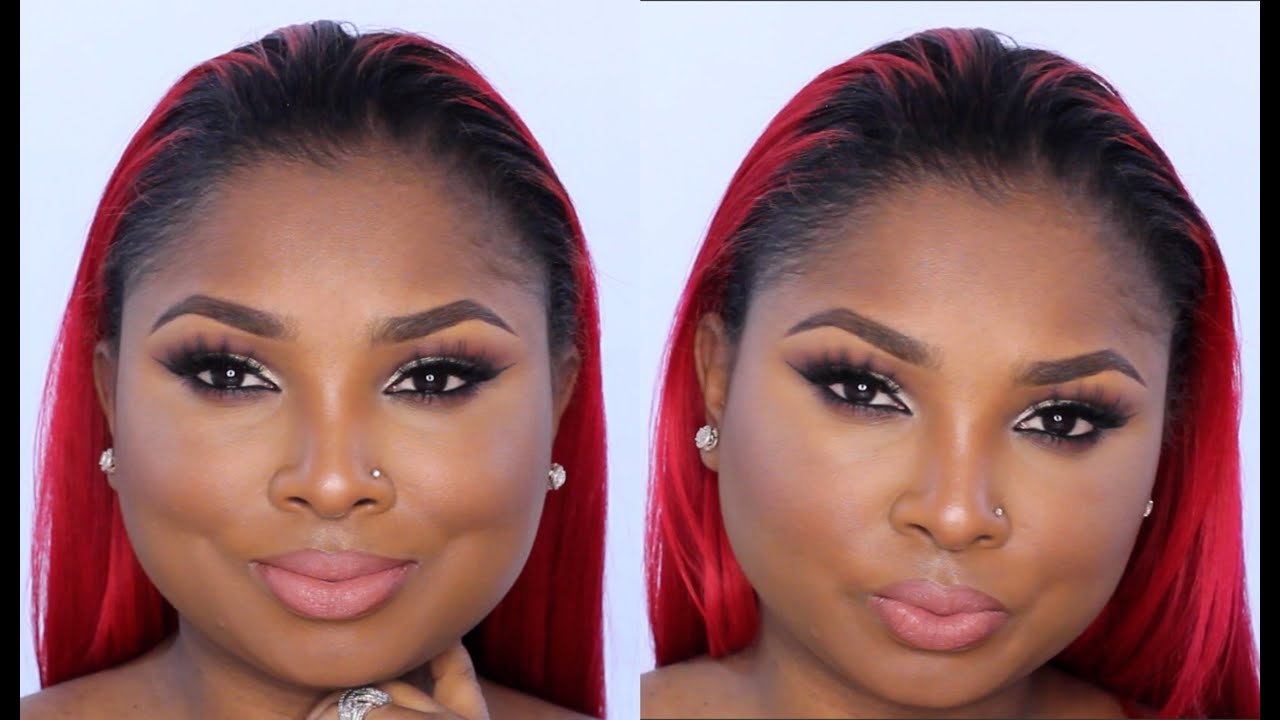 Skin is In - Full Face tutorial using Milani fierce foil eye shadows and New matte lipstick review
