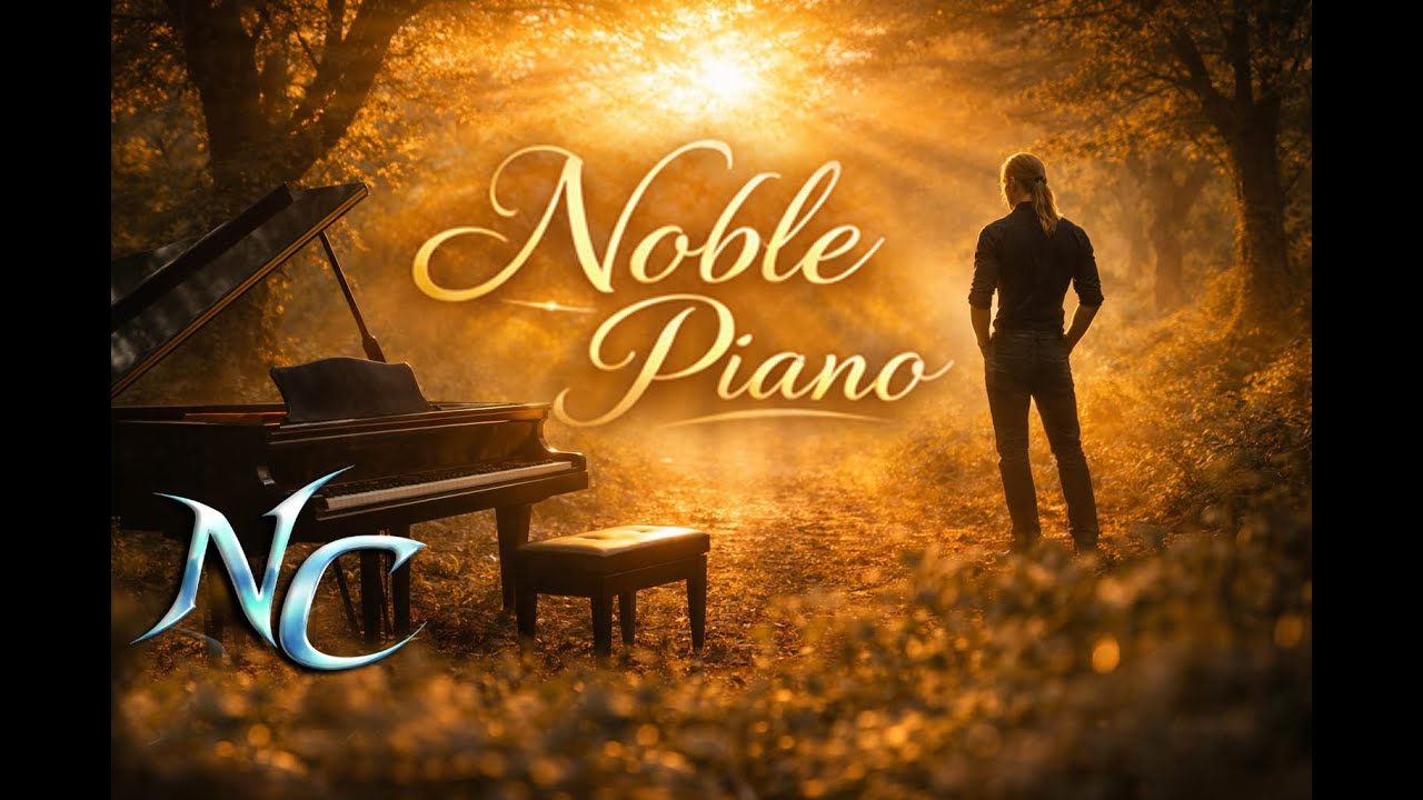 Noble Piano – 1 Hour Seraphic Focus (Calm, Majestic Background Music, Relaxing Music for studying