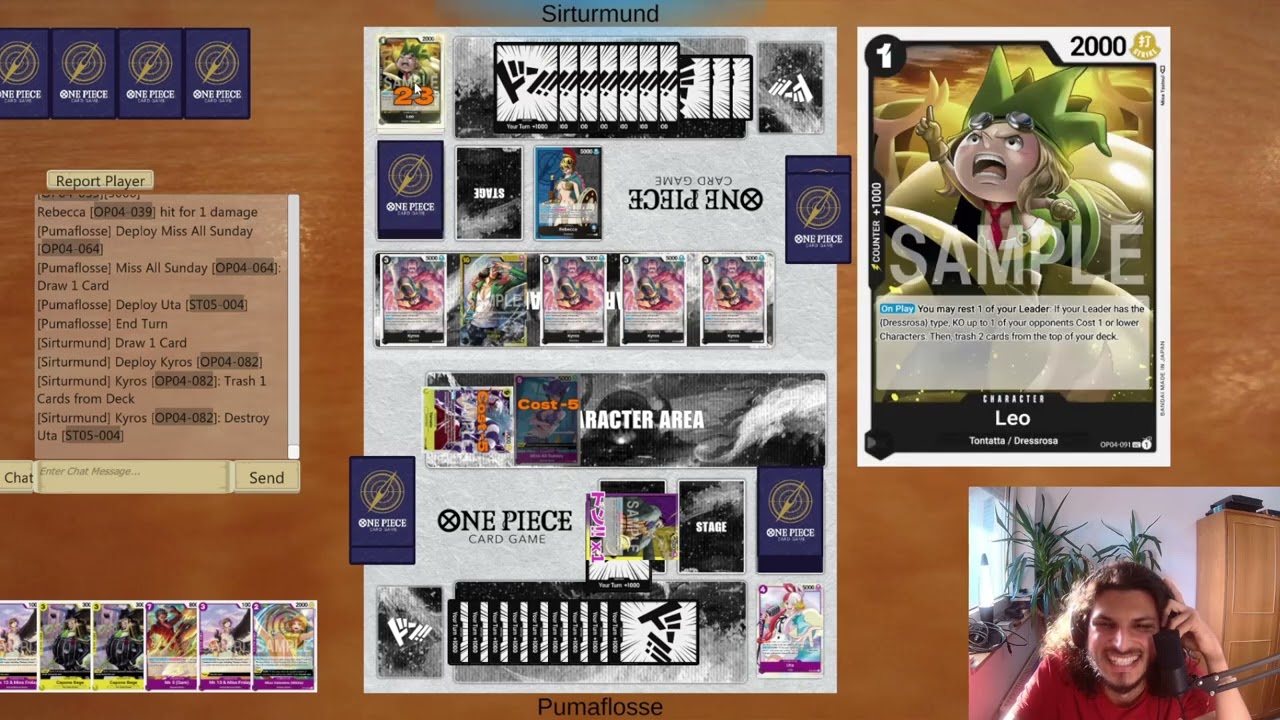 OP04 Purple Yellow Croc vs Rebecca (Feat. @SirturmundOPCG ) Purple Yellows worst matchup ?