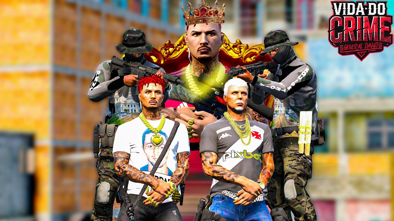 GTA 5 : VIDA DO CRIME - MARCINHO VP DEU O PAPO ✍️ JAUM157 É O NOVO REI DO COMANDO RD CHOROU - EP.78