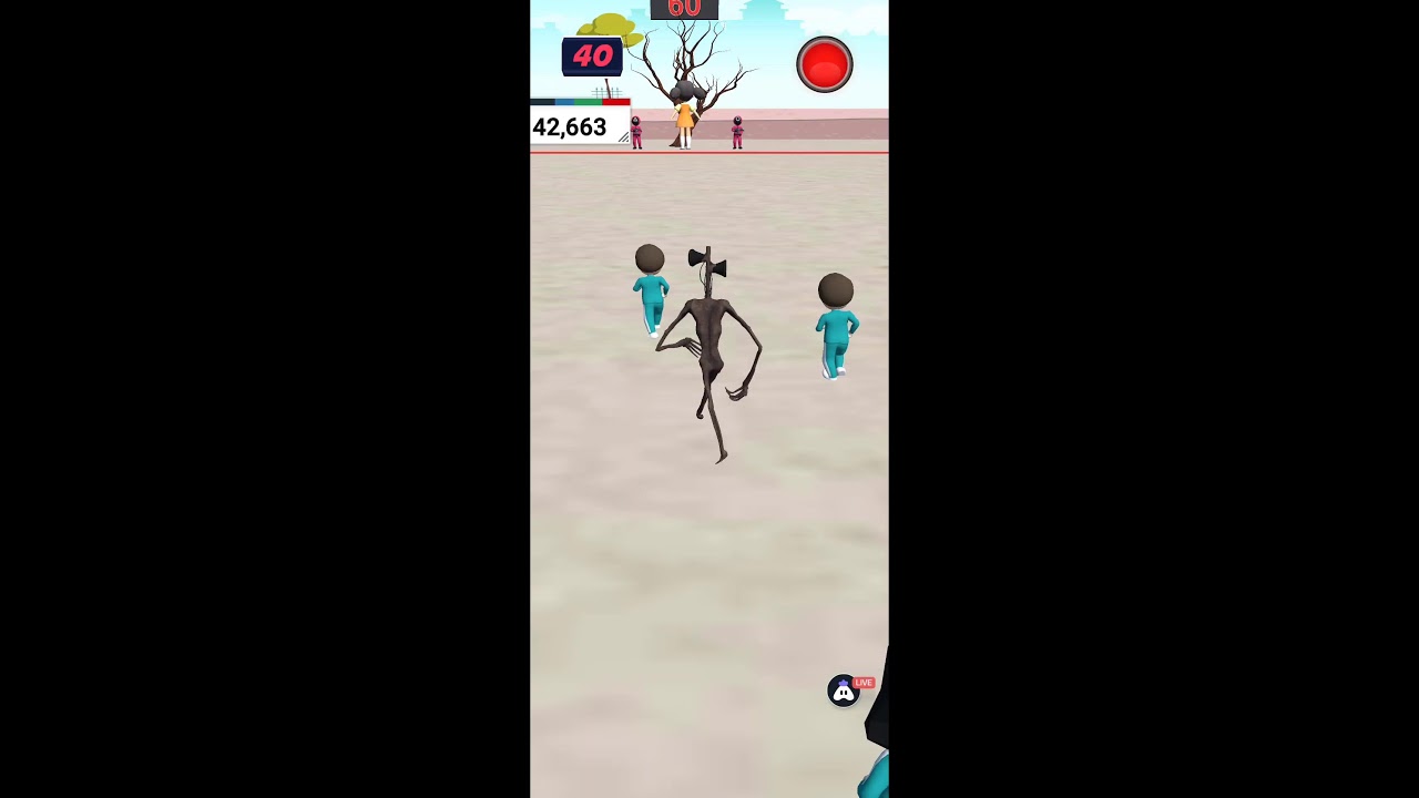 Siren Head In Squid Game: 456 Survival Challenge Live 3 🔥 #clashingwithsukun #SeriousGamer