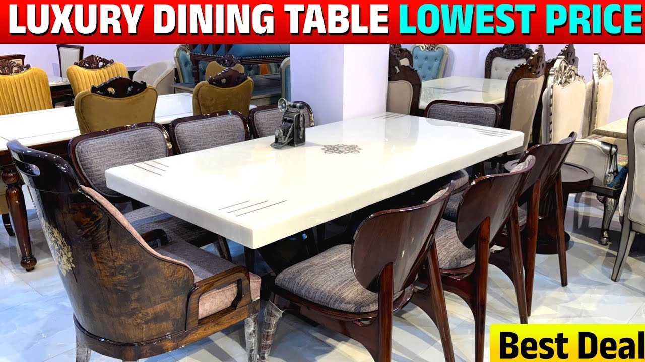 Luxury Dining Table Lowest Price | Premium Dining Table @ Factory Rate in Kirti Nagar Delhi