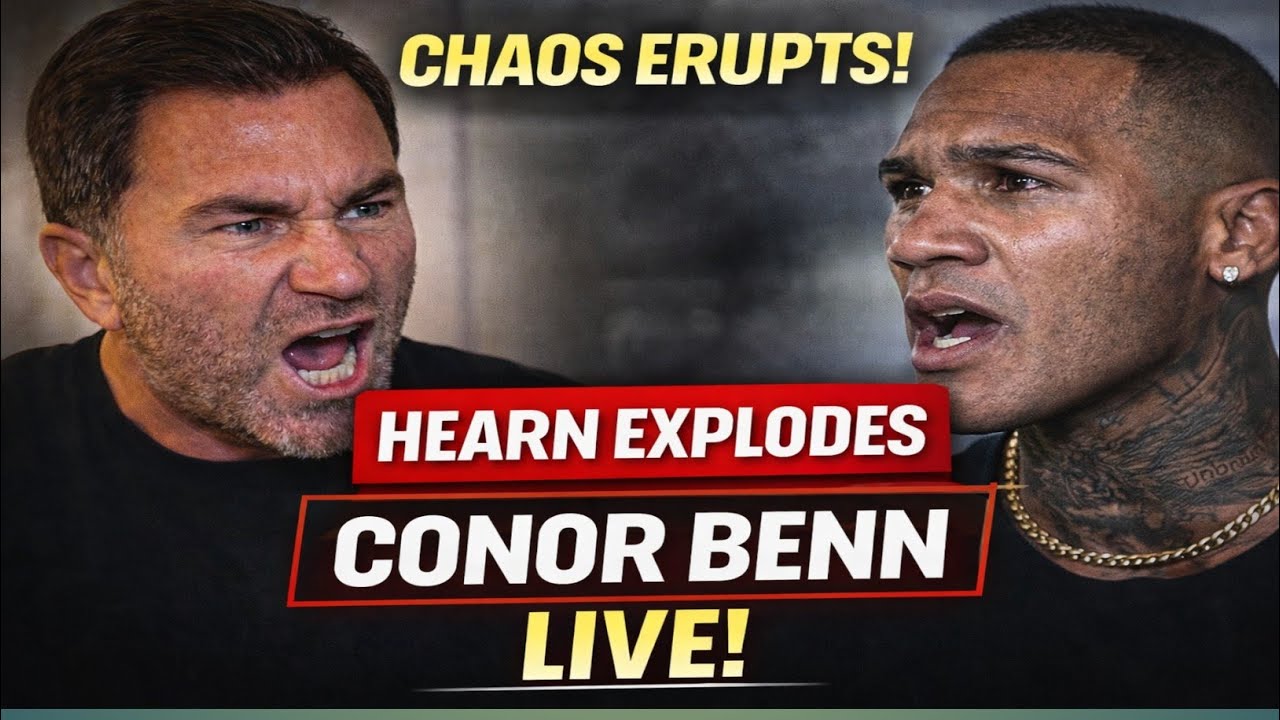 CHAOS ERUPTS! Eddie Hearn EXPLODES at Conor Benn LIVE After Split!