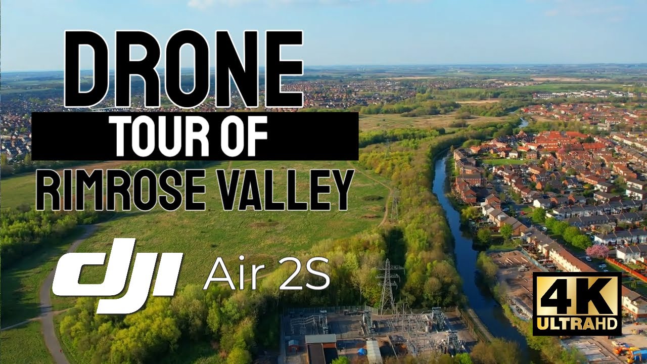 Drone Tour Of Rimrose Valley Nature Reserve & Leeds - Liverpool Canal DJI Air 2S