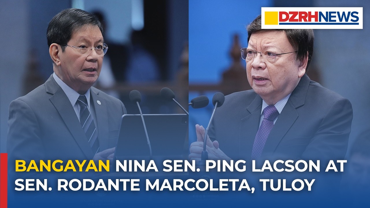 Bangayan nina Sen. Panfilo 'Ping' Lacson at Sen. Rodante Marcoleta, tuloy