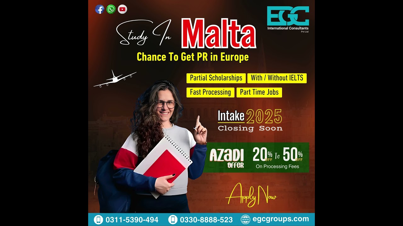 ✈ Study in Malta &ndash; Your Gateway to Europe! 🇲🇹