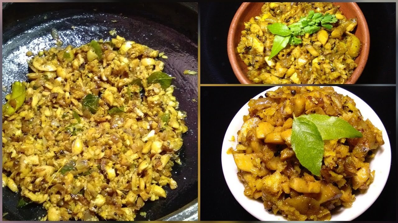 Mushroom Thoran Recipe/കൂണ്&zwj; തോരന്&zwj;/Koon Thoran Kerala Style