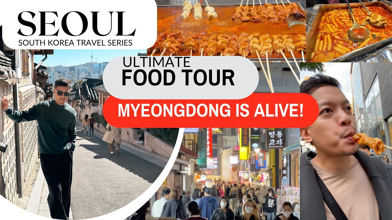 What to eat in SEOUL SOUTH KOREA! Shot on IPHONE 14 PRO MAX | Travel guide