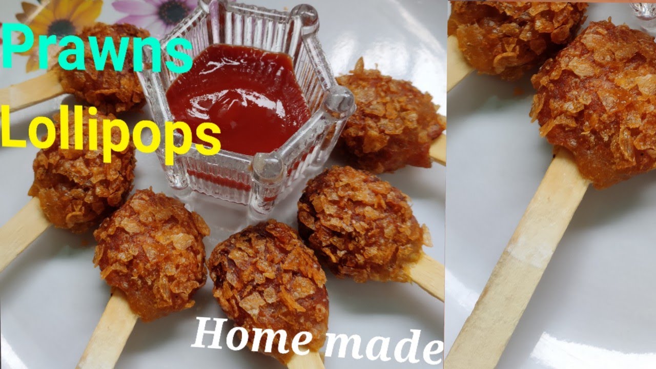 Prawns Lollipops | Shrimp lollipops | How to Make Prawns lollipops | Prawns Recipes