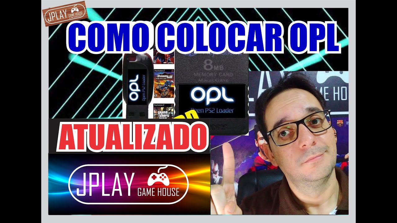 COMO COLOCAR OPL NO MEMORY CARD? COMO INSTALAR OPL DO ZERO, GRAVANDO UNLAUCHELF, JPLAY GAMEHOUSE