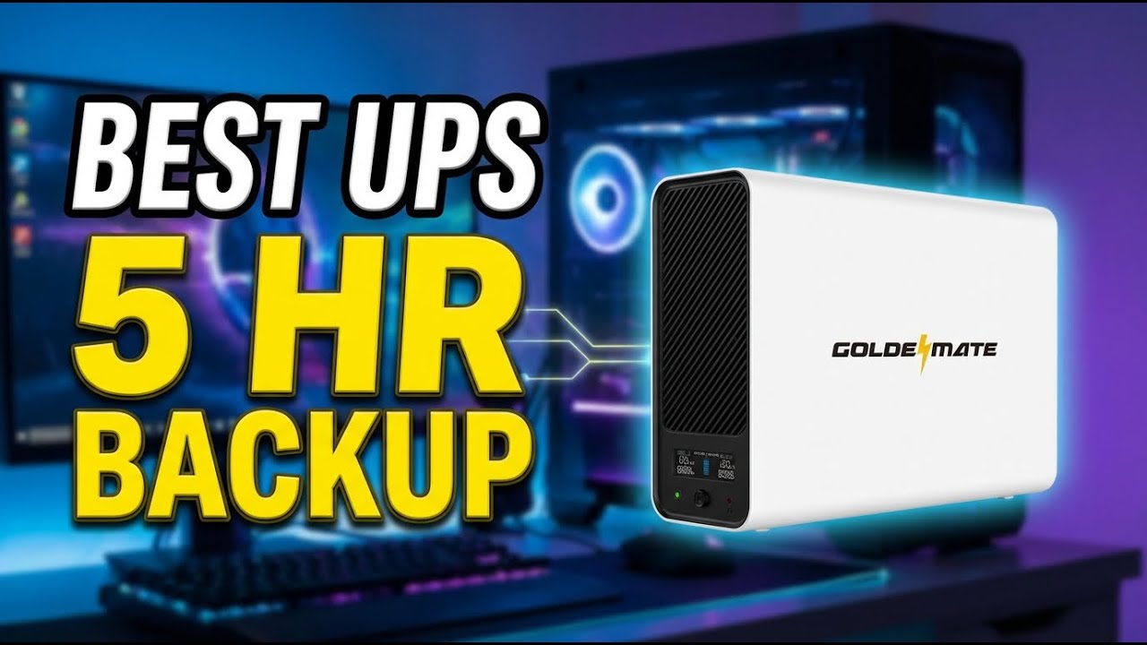 Best UPS For Computer With 5 Hours Backup: Top 6 Models for Extended Power Protection