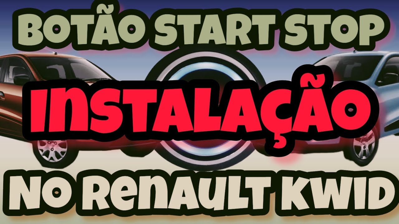 instalação do botão start stop e chave presencial. @comMarcioMenezes