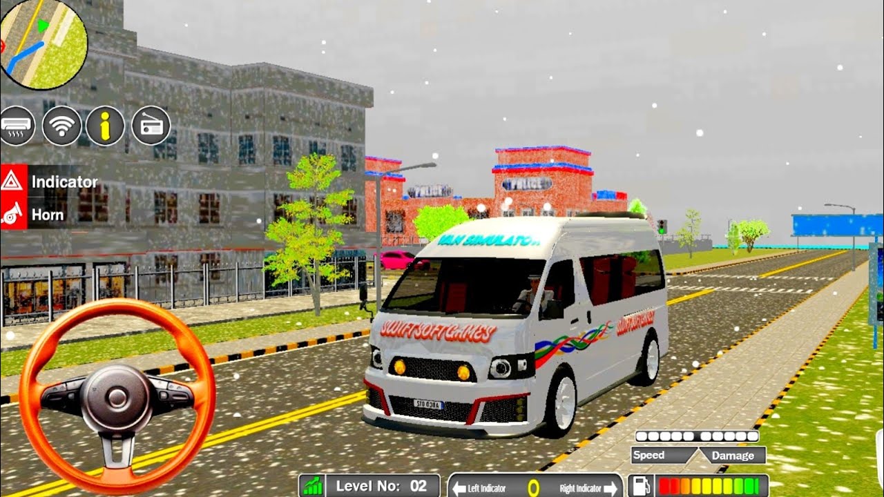 Dubai Van Driving Simulator | City Passenger Mode | Mobile Gameplay 