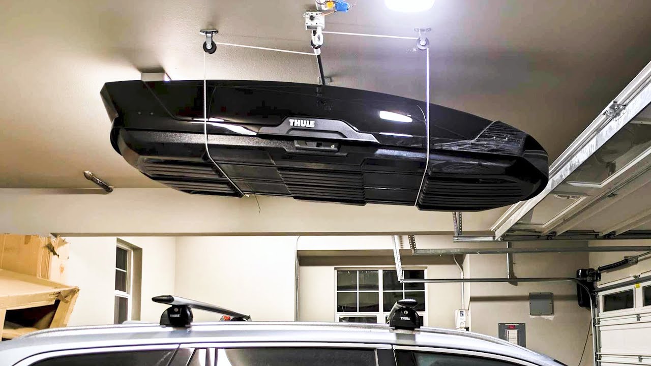 Rooftop Cargo Box Multi Lift Storage System THULE