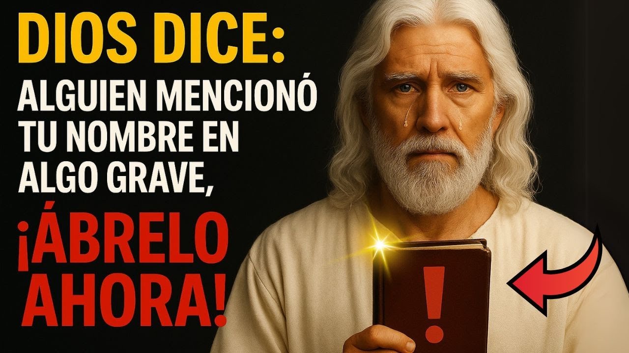 ⚠️ DIOS REVELÓ UN SECRETO GRAVÍSIMO: ALGUIEN MENCIONÓ TU NOMBRE, ESCUCHA AHORA!