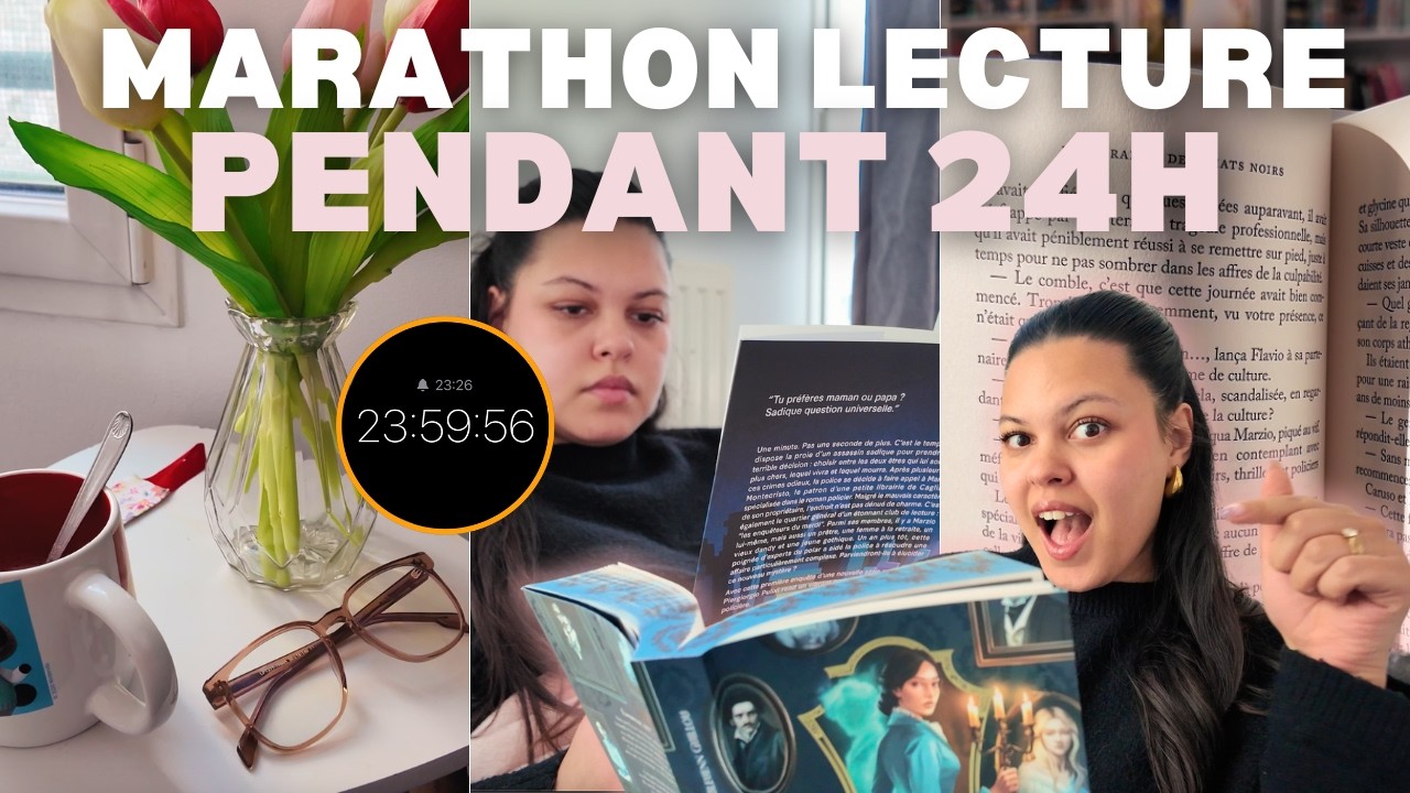 Combien de livres je peux lire en 24 heures ? ⏰📚🎧 24 HOUR READING CHALLENGE