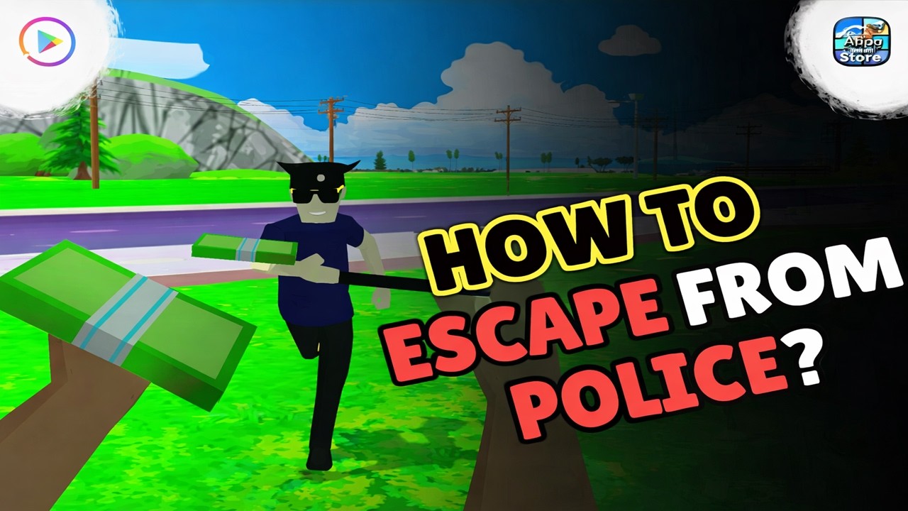 Dude Theft Wars: How to Escape from Police in Dude Theft Wars?